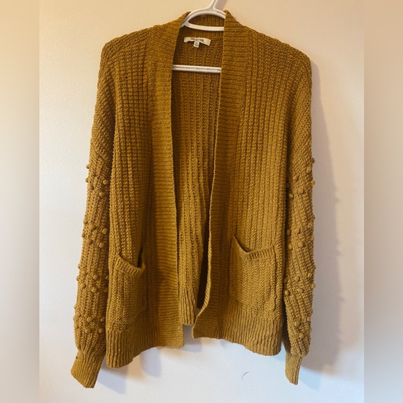 Madewell Sweaters - Madewell Bobble Cardigan Egyptian gold